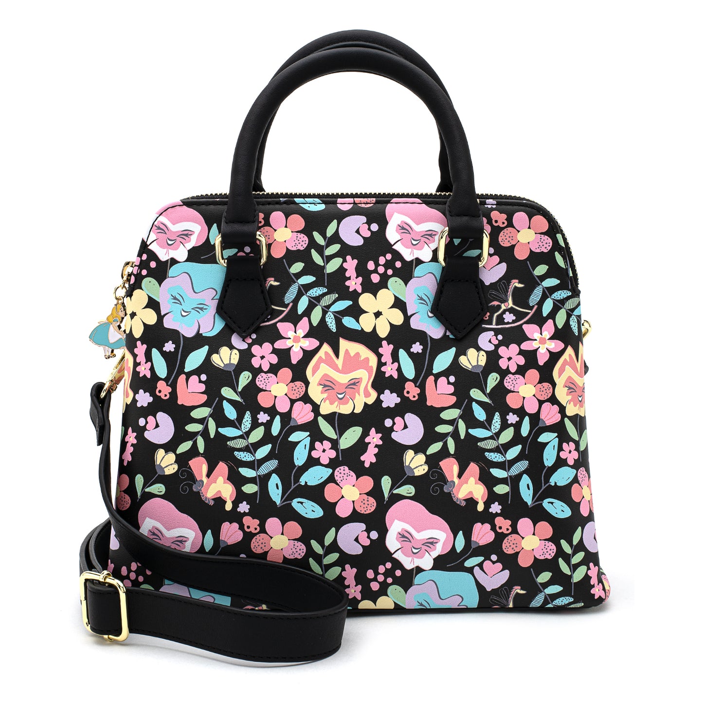 Loungefly x Disney Alice in Wonderland Flowers AOP Cross Body Bag