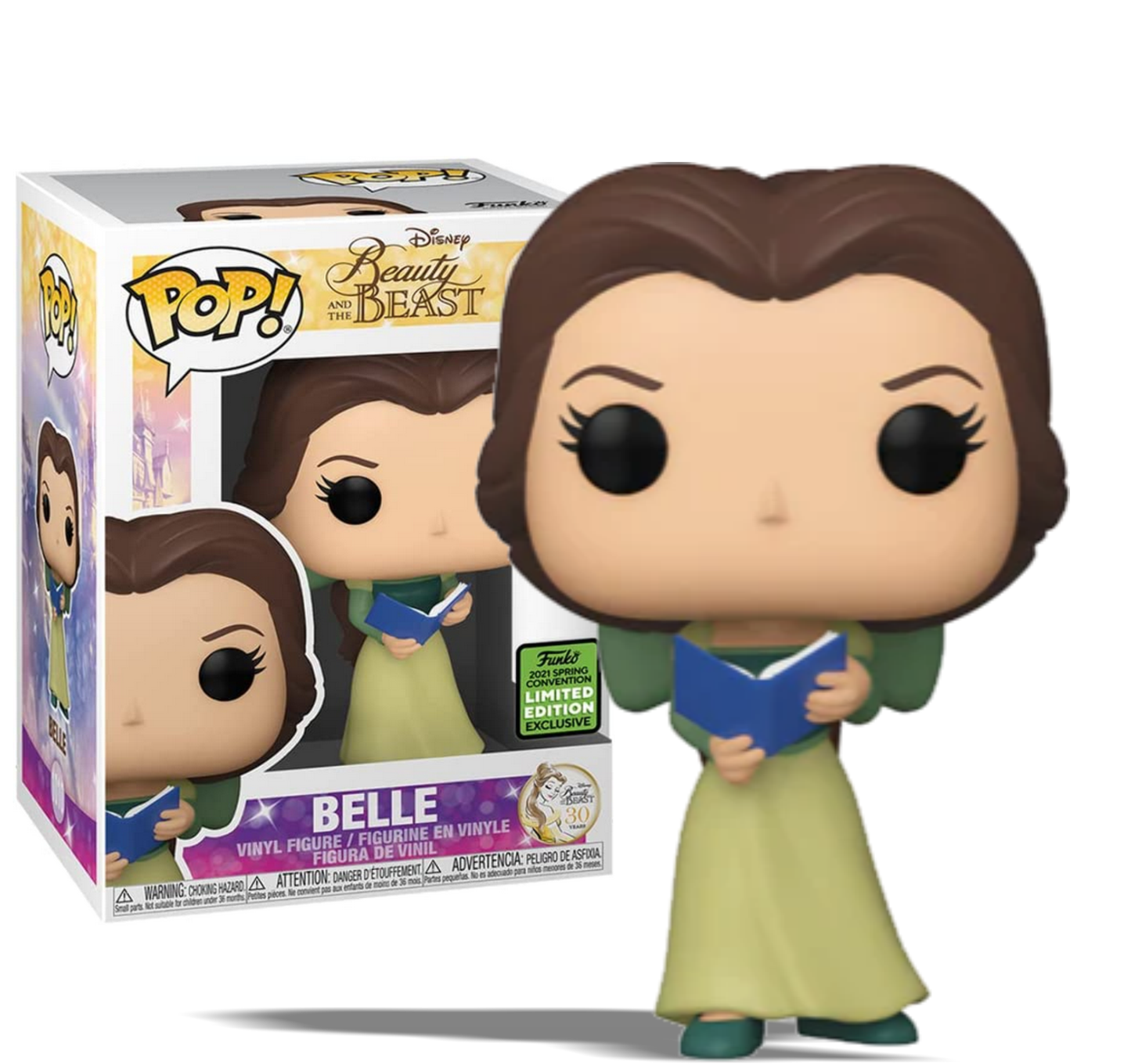 Disney Beauty and the Beast Belle ECCC 2021 Exclusive Funko Pop! Vinyl Figure
