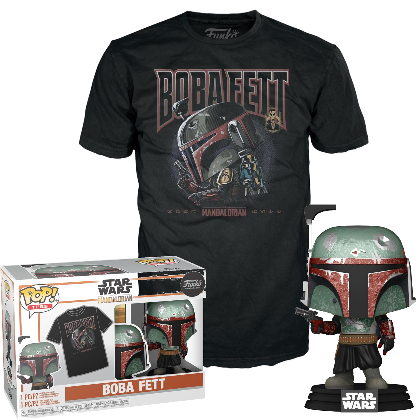 Funko Boba Fett Pop! & Tee Set