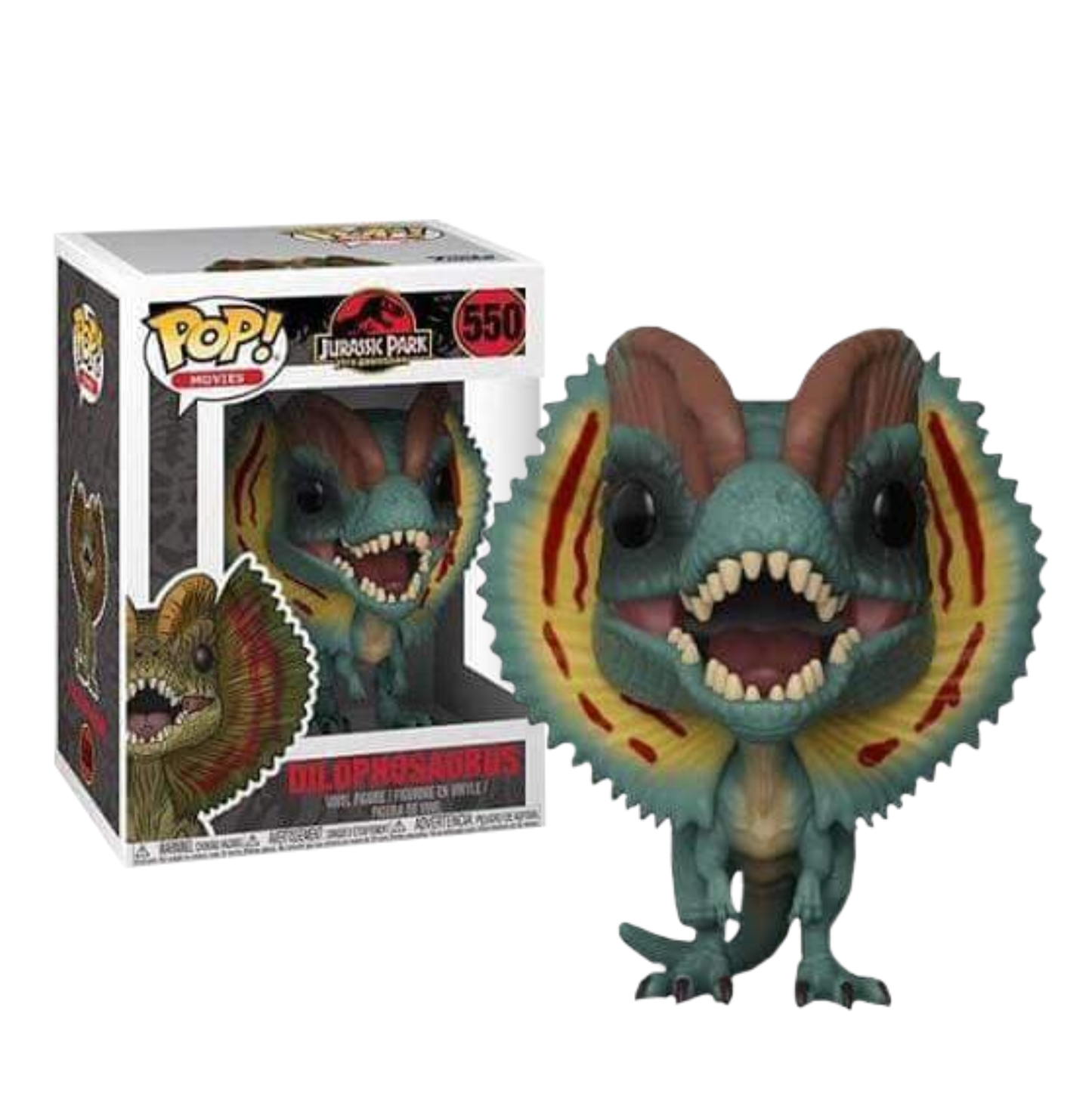 koolaz-ltd - Jurassic Park - Dilophosaurus Pop! Vinyl Figure - Funko - Pop Vinyl
