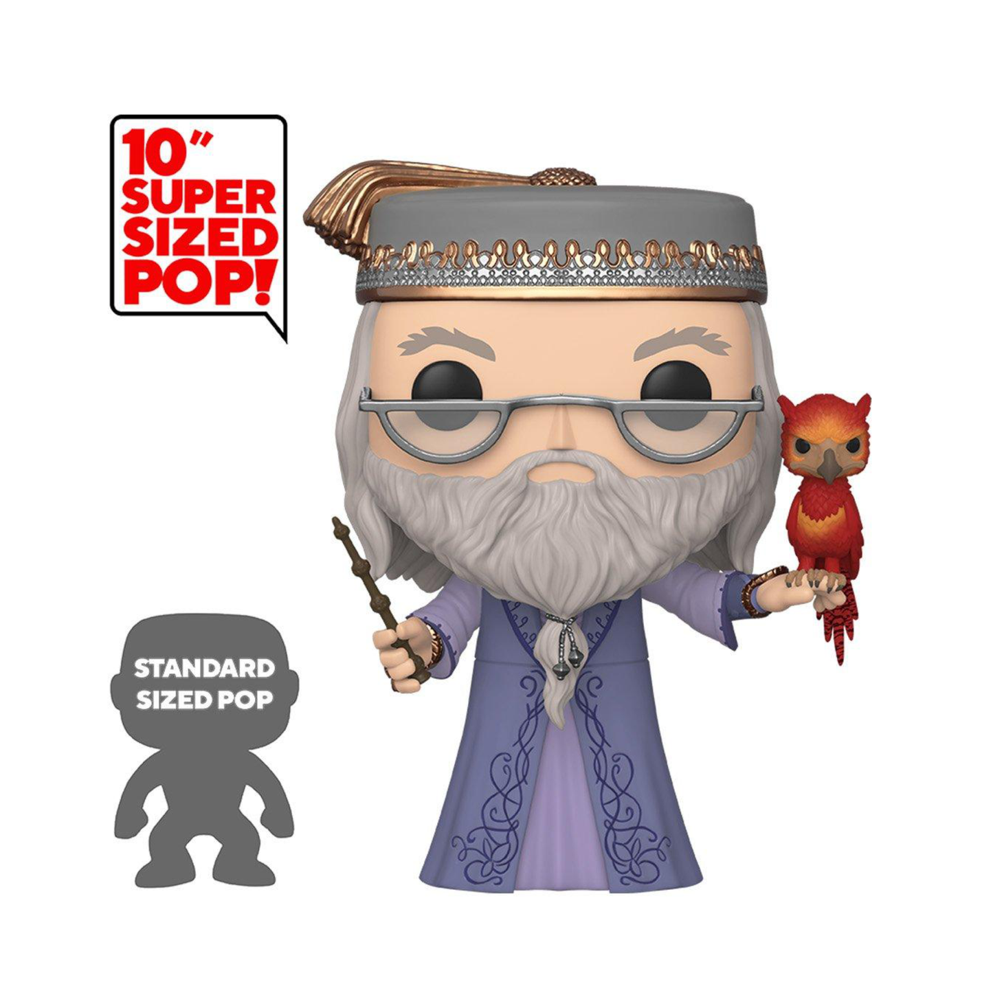 Harry Potter - Dumbledore with Fawkes 10" Pop! Vinyl Figure