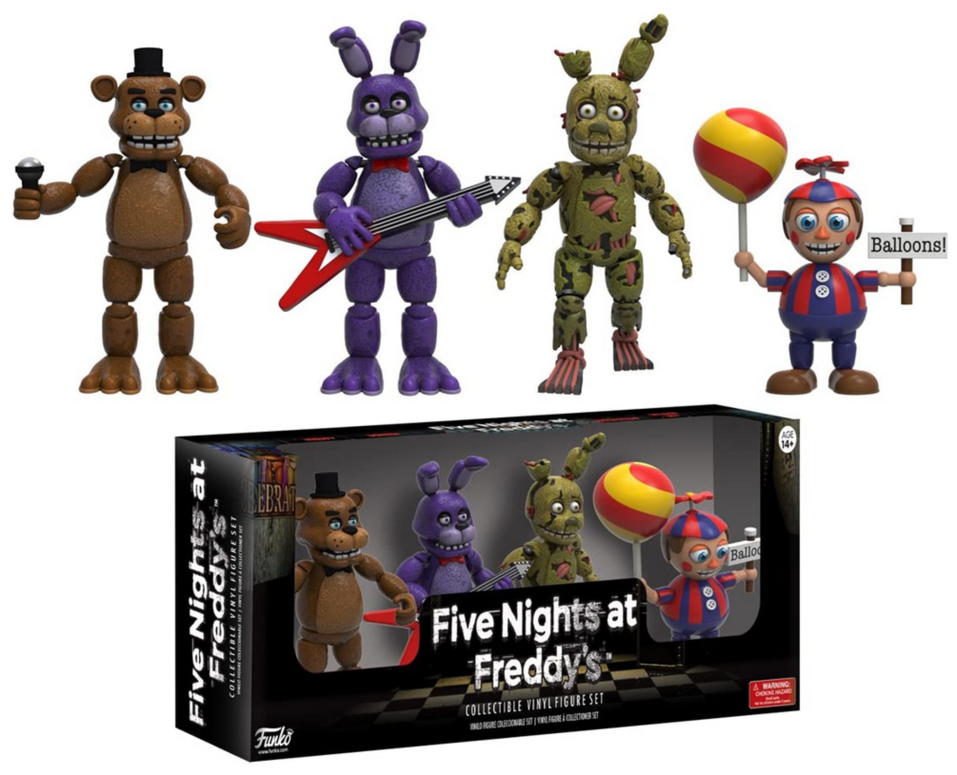 5 nights at freddy's online action figures