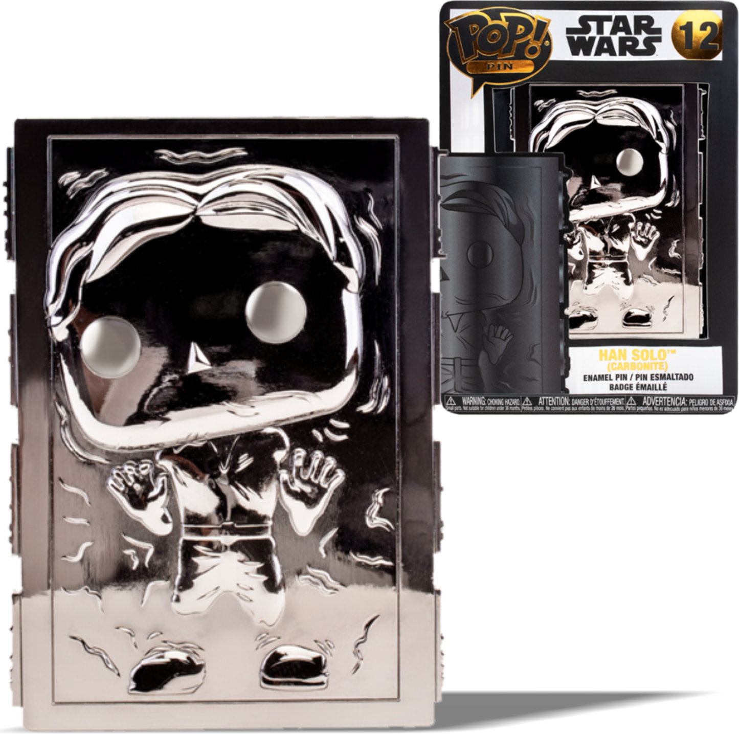Han Solo in Carbonite - Star Wars Funko Pop! Enamel Pin
