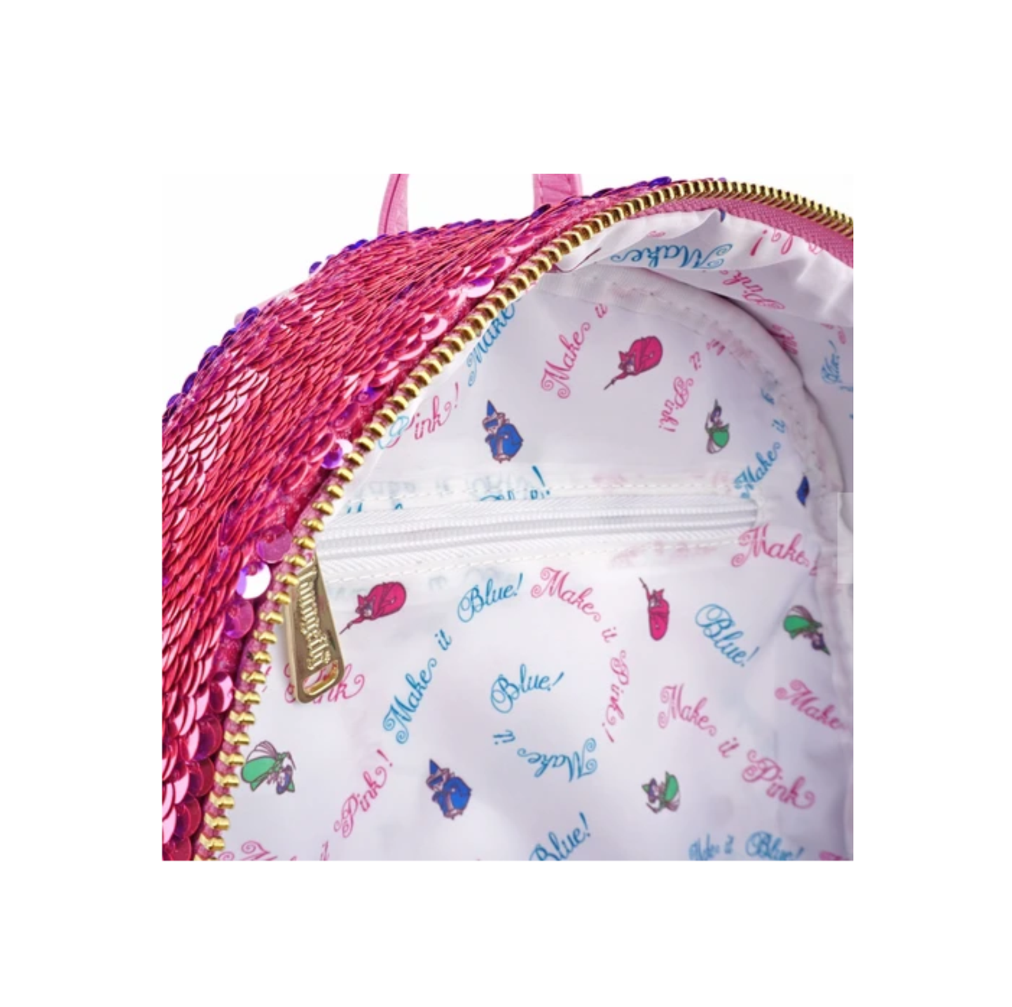 Loungefly x Disney Princess Sleeping Beauty Reversible Sequin Mini Backpack