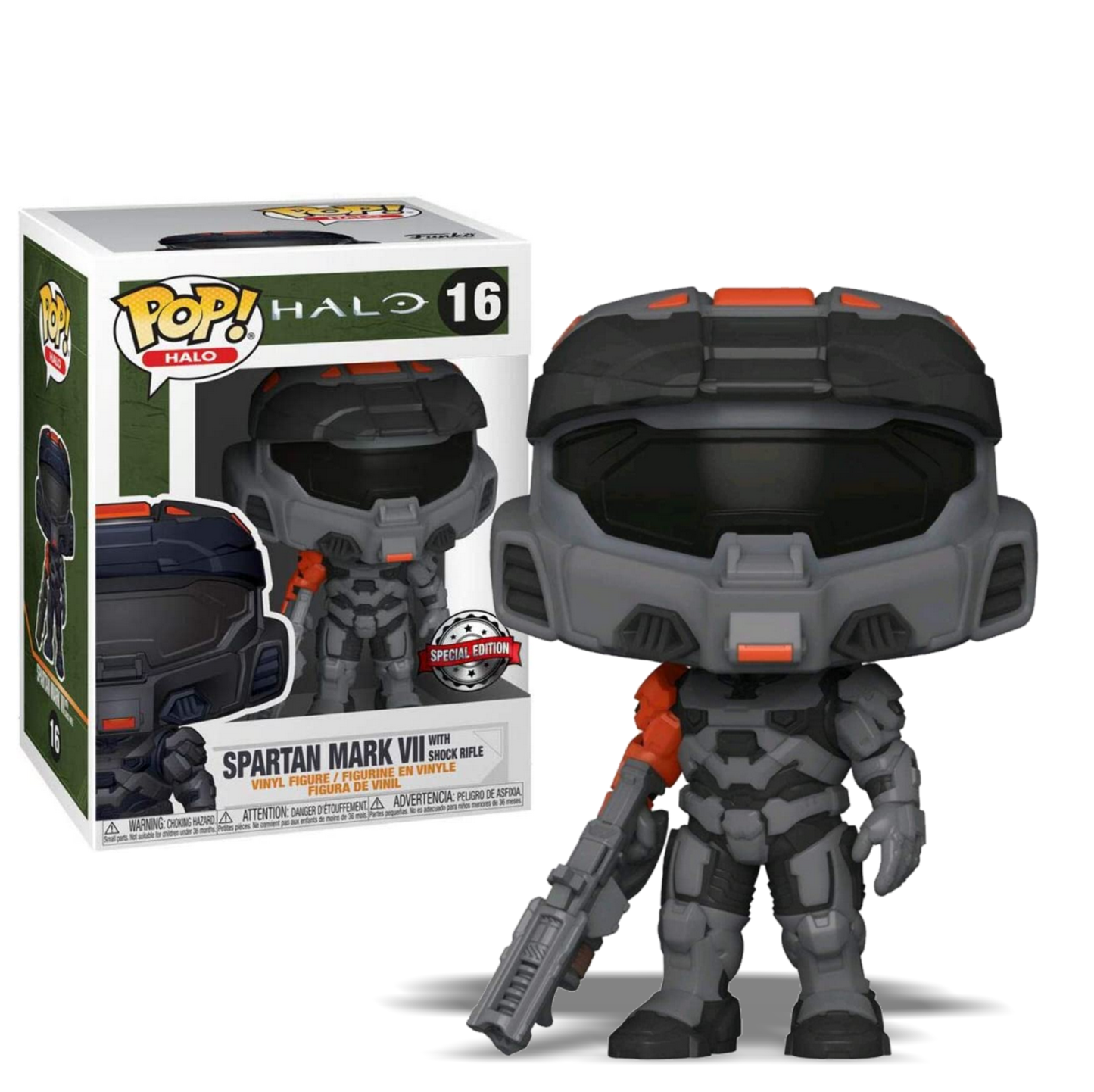 Halo Infinite Spartan Mark VII with Shock Rifle Special Edition Pop! Vinyl Figure