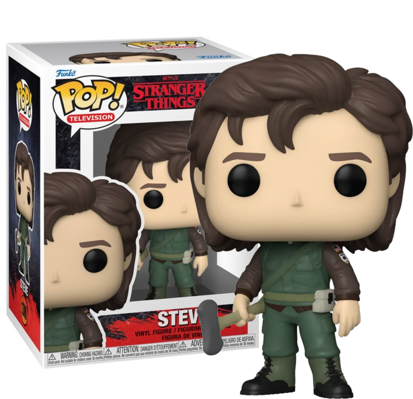 Stranger Things Season 4 Funko Pop! Vinyl Figure Steve (Hunter Outfit)