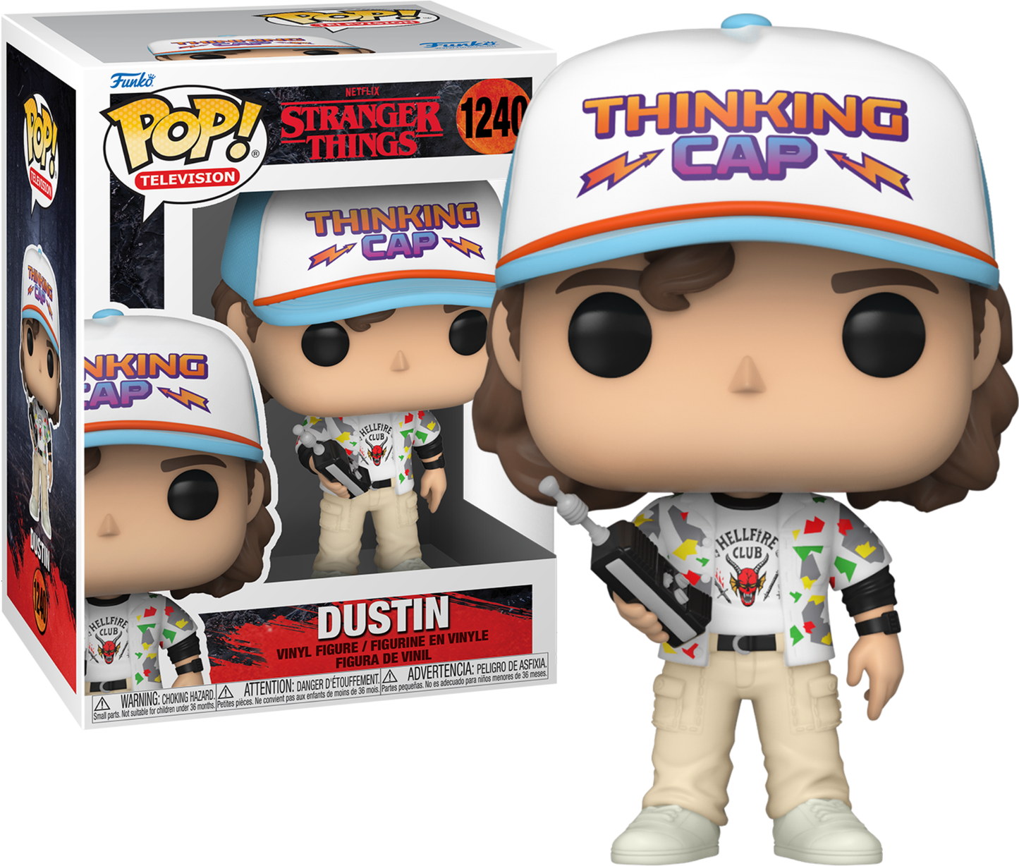 Stranger Things Season 4 Funko Pop! Vinyl Figure Dustin