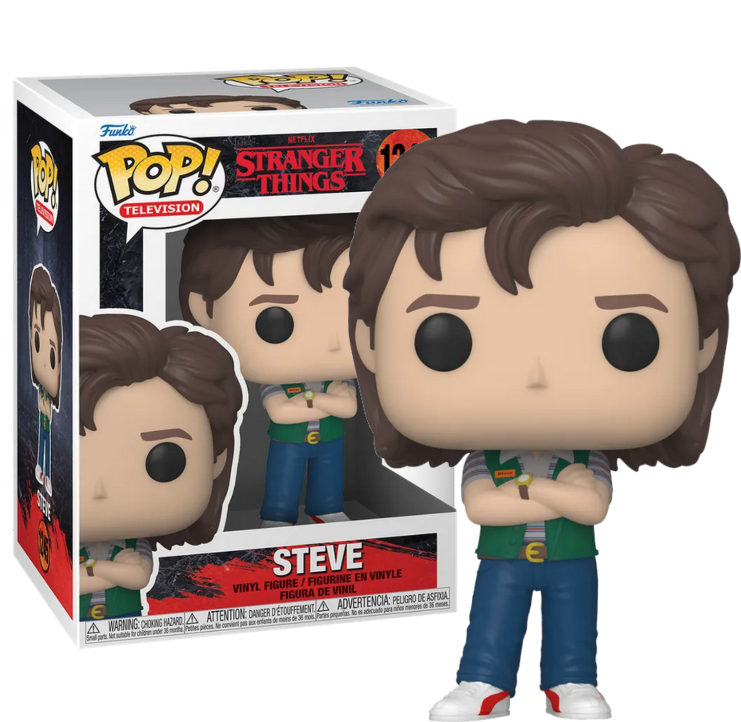 Stranger Things Season 4 Funko Pop! Vinyl Figure Steve