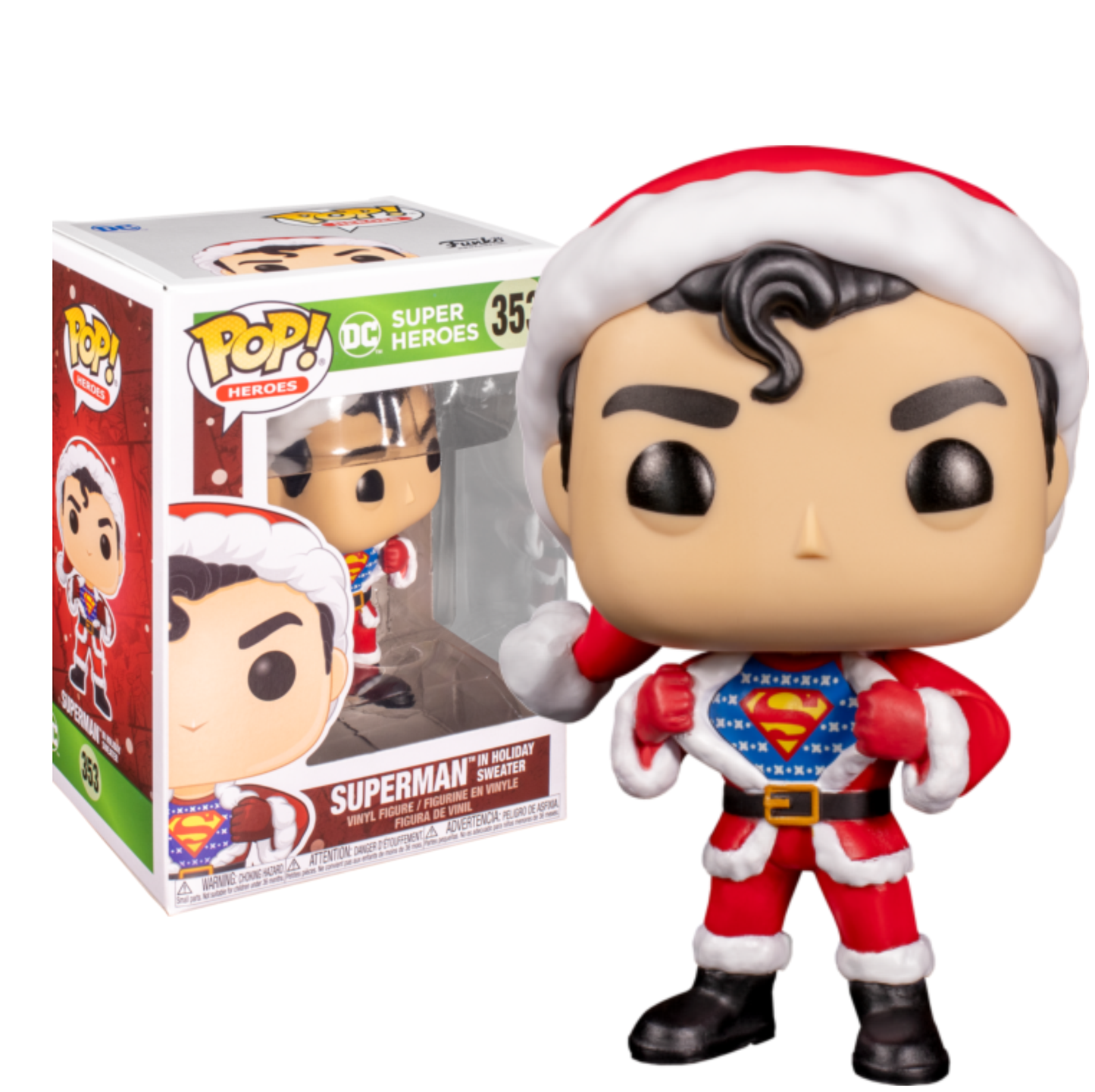 Superman - DC Superman Christmas Sweater Holiday Pop! Vinyl Figure