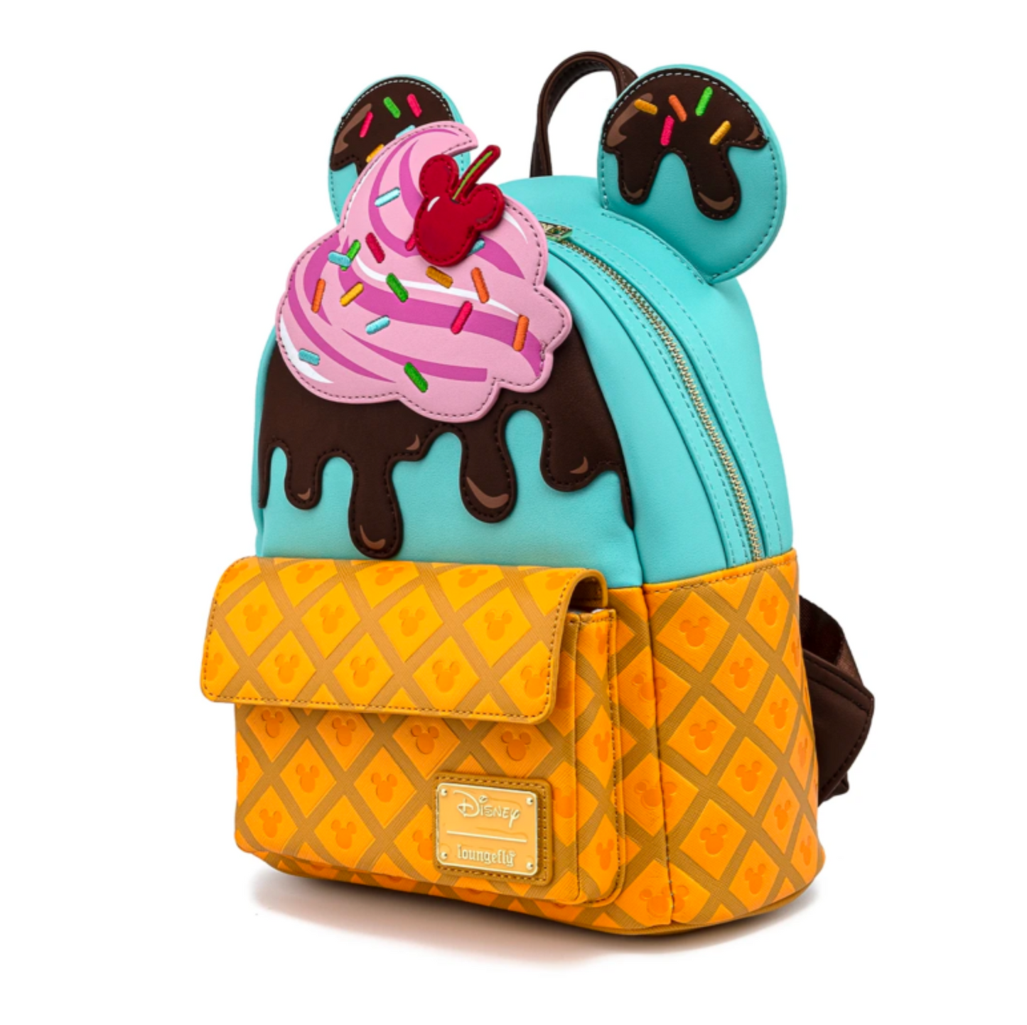 Loungefly x Disney Mickey & Minnie Mouse Sweet Treats Ice Cream Sundae Mini Backpack
