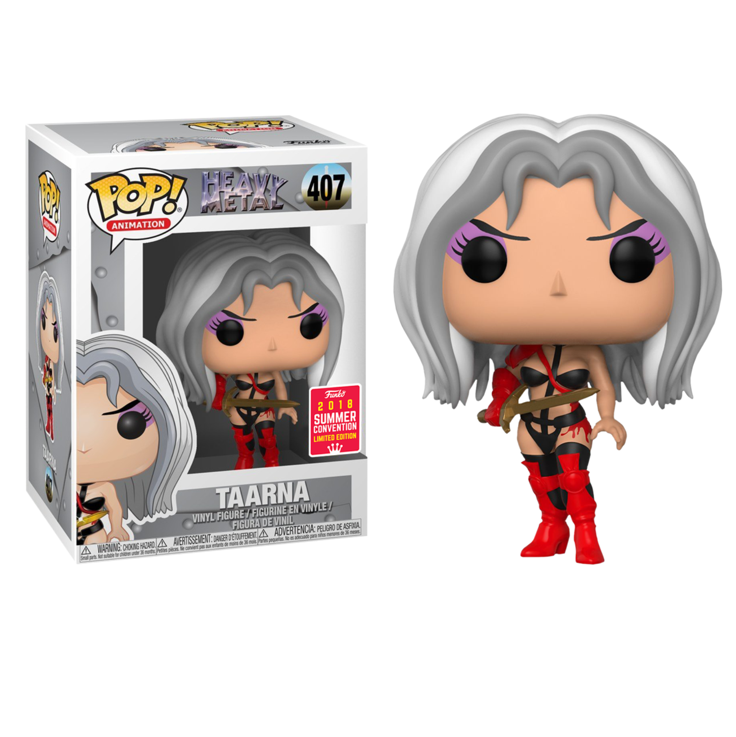 koolaz-ltd - Heavy Metal - Taarna Bloody Pop! Vinyl - 2018 Summer Convention Exclusive - Funko - Pop Vinyl