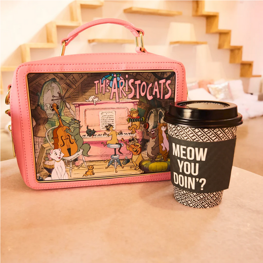 New Loungefly x Disney The Aristocats Lunchbox Crossbody Bag, Card Holder & Book Wallet