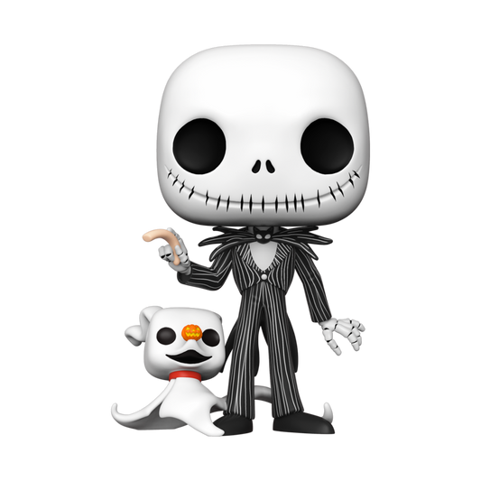 The Nightmare Before Christmas - Jack Skellington with Zero 10" Glow-in-The-Dark Special Edition
