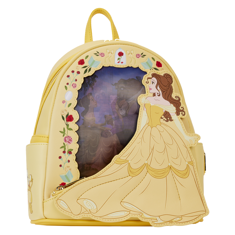 Loungefly x Disney Beauty and the Beast Princess Series Lenticular Mini Backpack