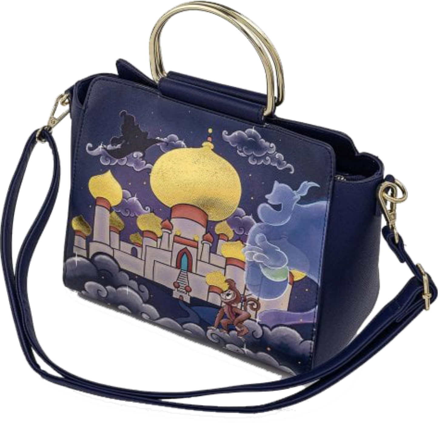 Loungefly x Disney Aladdin Jasmine Castle Crossbody Bag