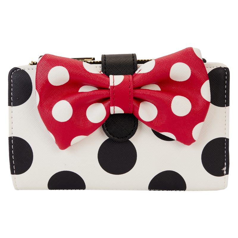 Loungefly x Disney Minnie Mouse Rocks the Dots Classic Flap Purse
