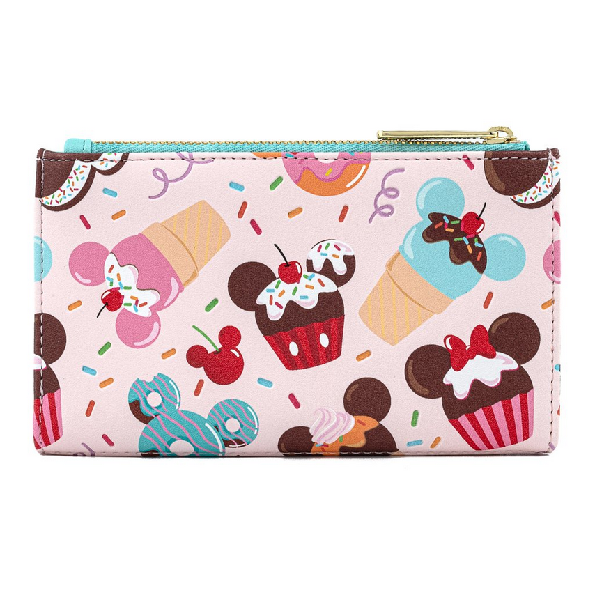 Loungefly x  Disney Mickey and Minnie Mouse Sweets Flap Purse