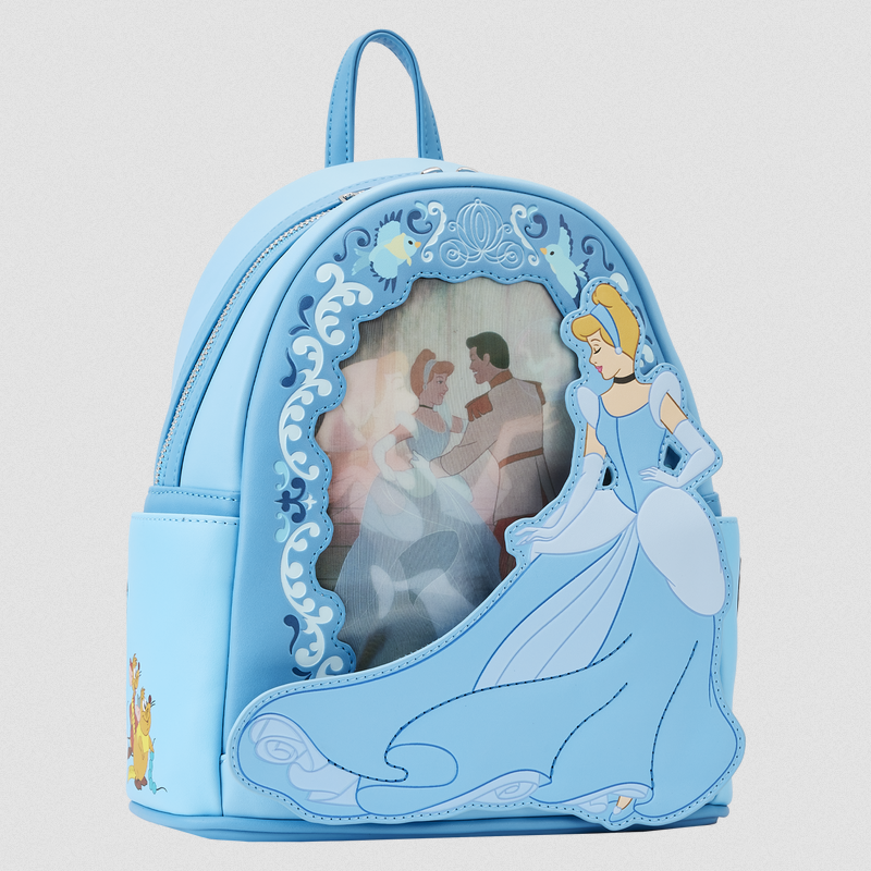 Loungefly x Disney Cinderella Lenticular Princess Series Mini Backpack