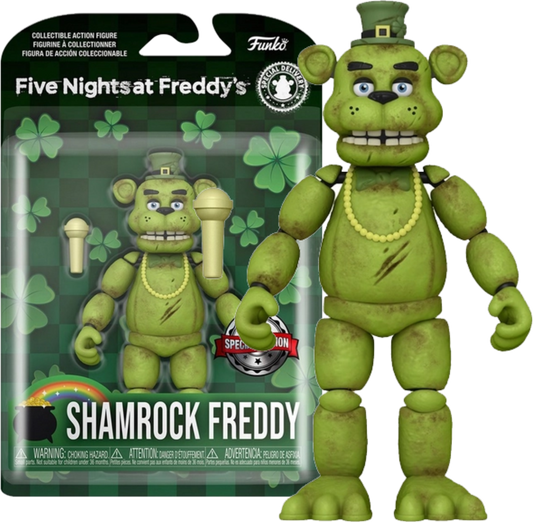 Shamrock Freddy Five Nights at Freddy's Special Delivery Special Edition Funko Action Figure
