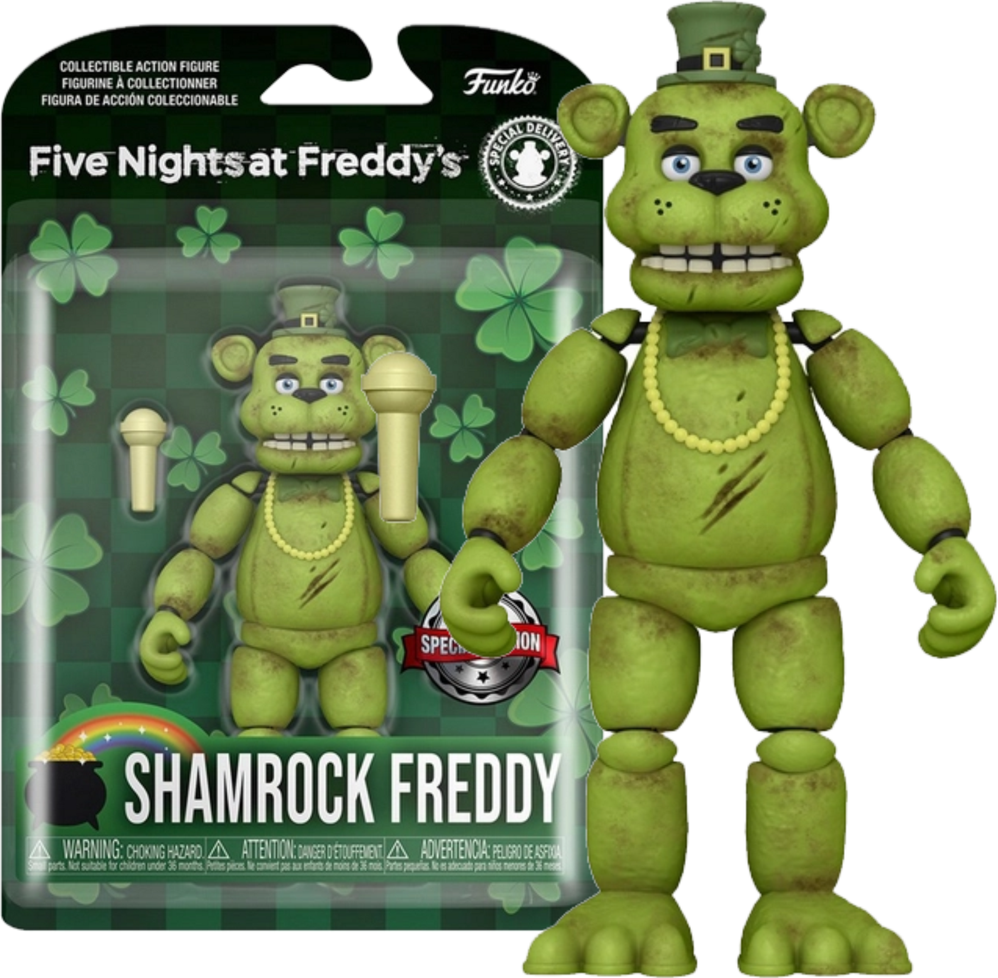 Funko Action Figure Five Nights at Freddy's Shamrock Freddy Special Edition