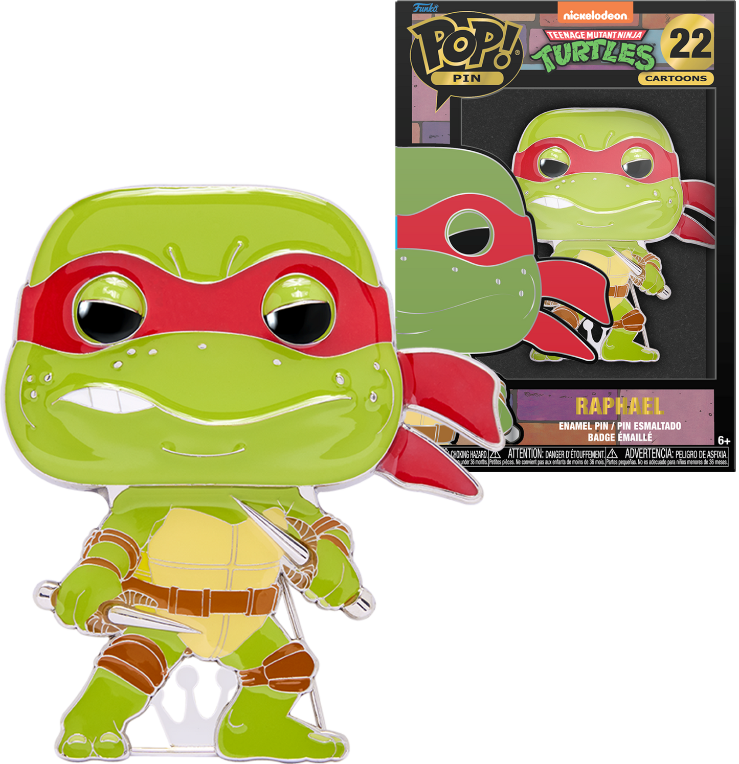 Raphael Teenage Mutant Ninja Turtles Funko Pop! Pin