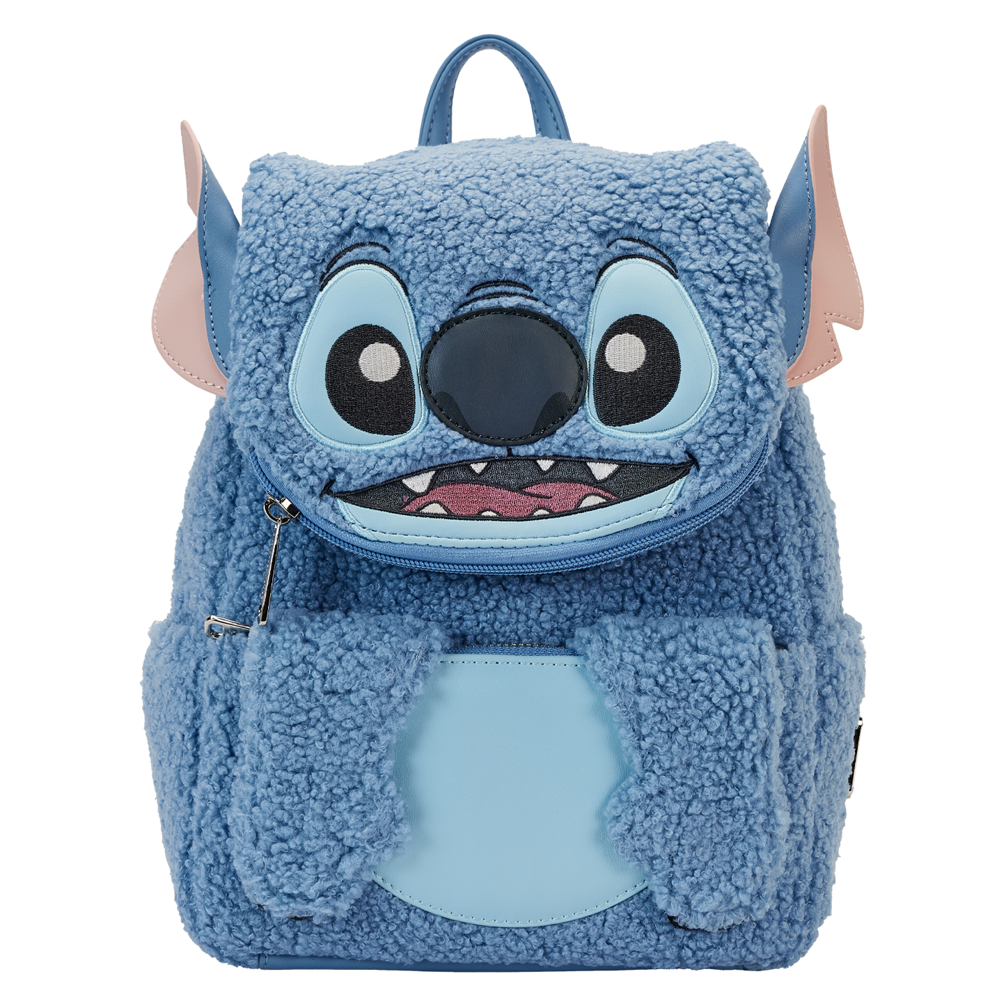 Loungefly x Disney Stitch Plush Pocket Mini Backpack