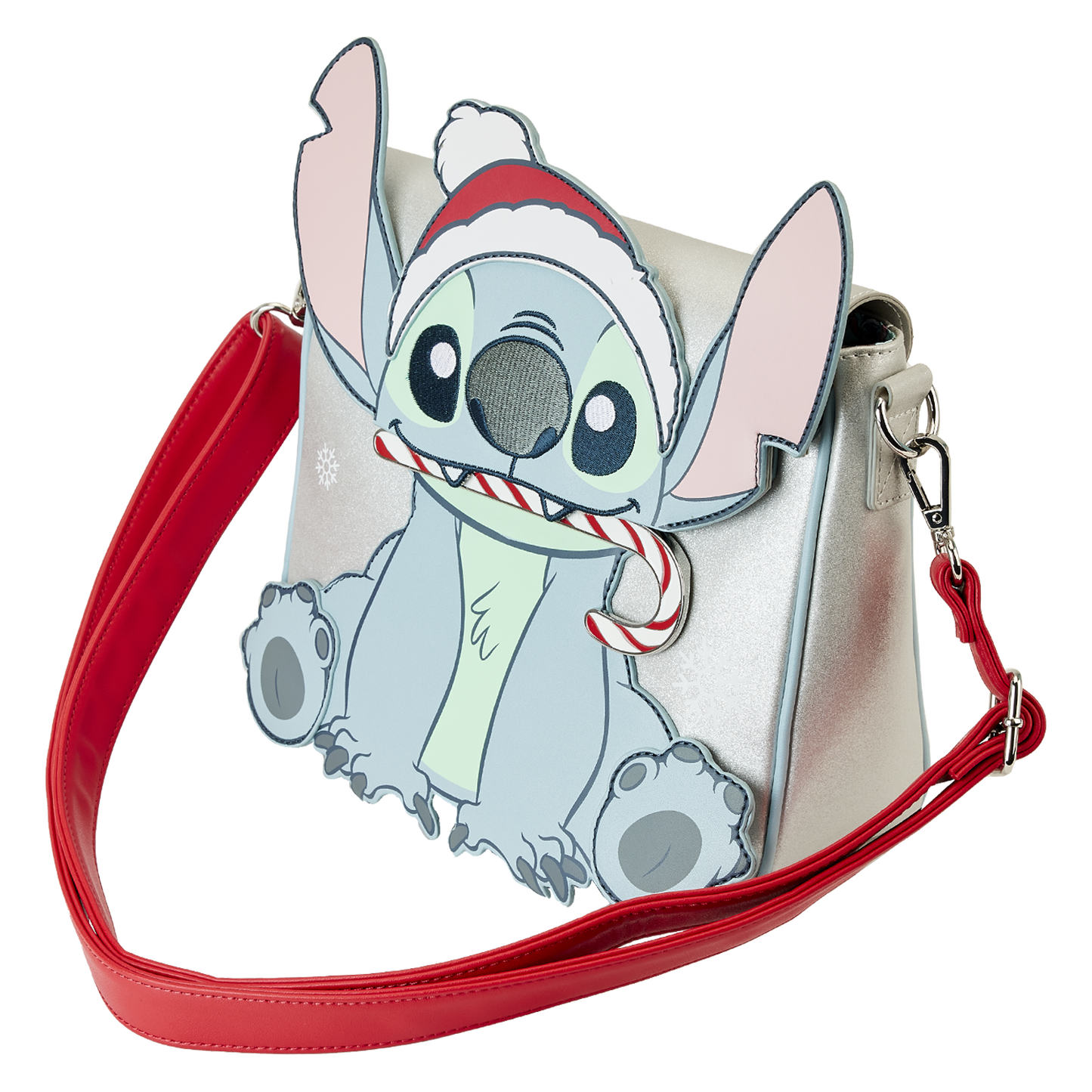 Loungefly x Disney Stitch Holiday Crossbody Bag