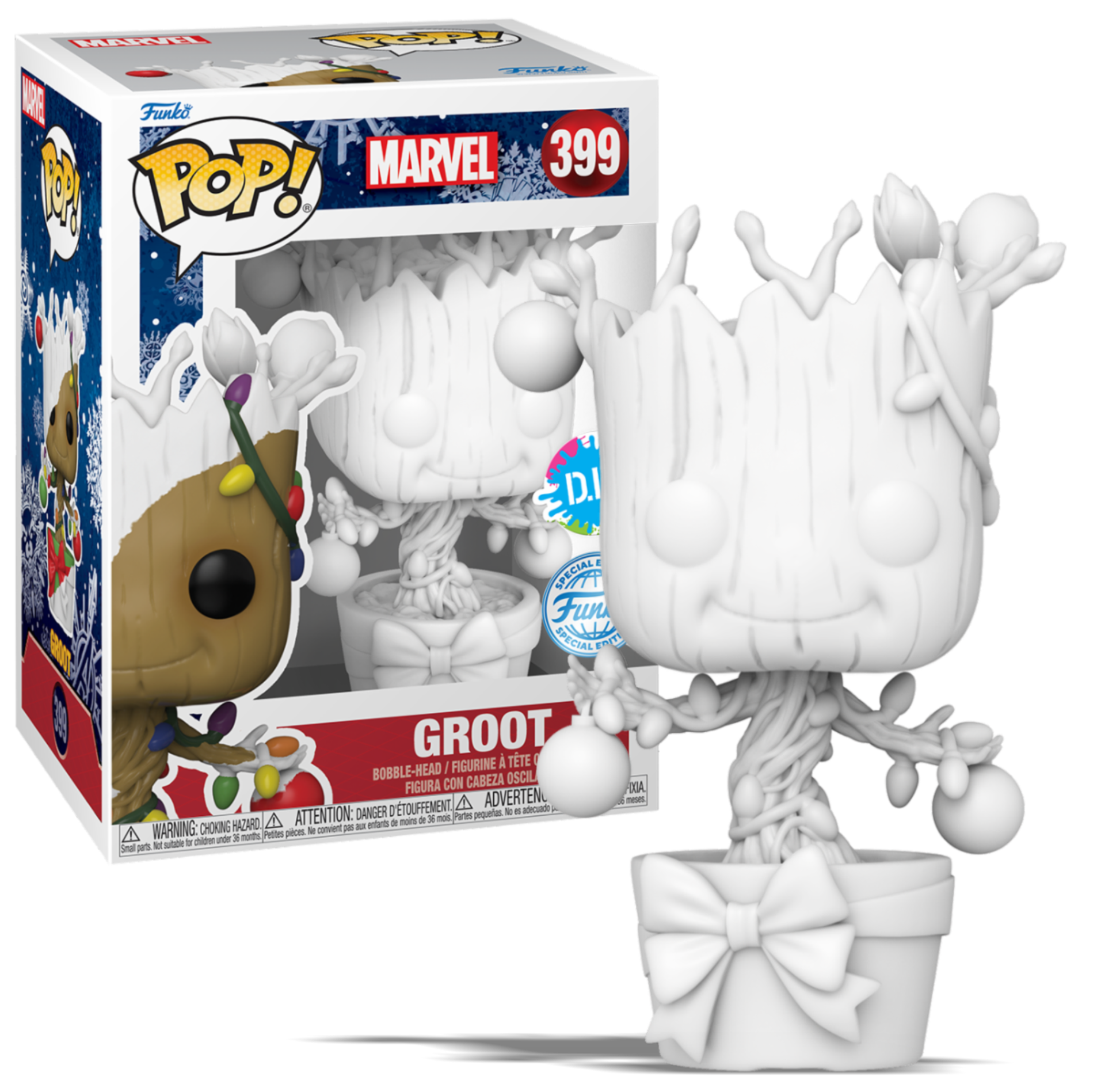 Funko pop top groot christmas