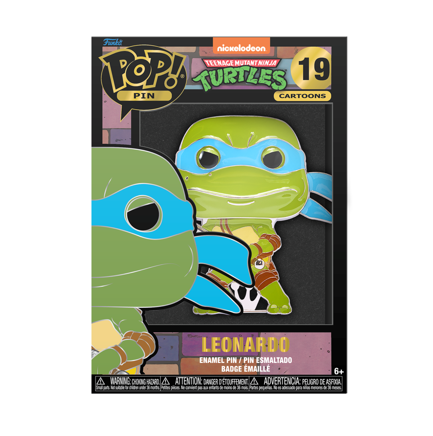 Leonardo Teenage Mutant Ninja Turtles Funko Pop! Pin