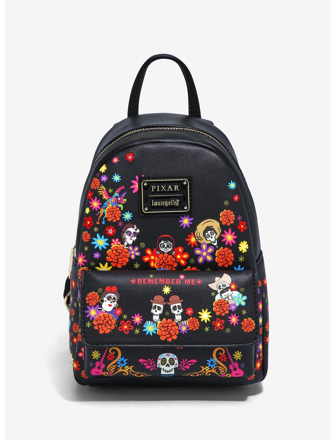 coco mini backpack loungefly Loungefly x Disney Pixar Coco Land of the Dead Family Mini Backpack