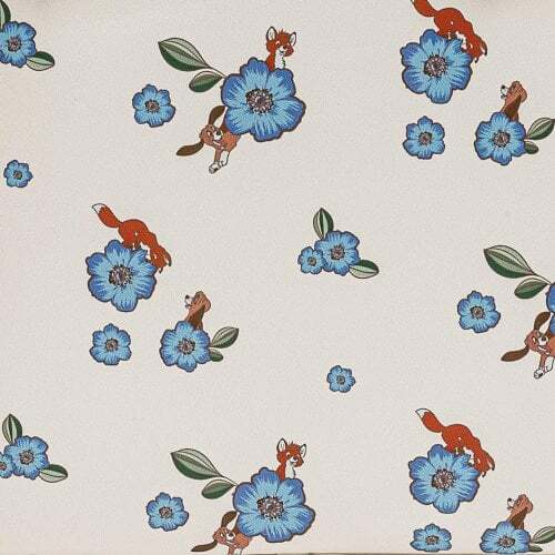 Disney Fox And Hound All Over Print Floral Crossbody Bag