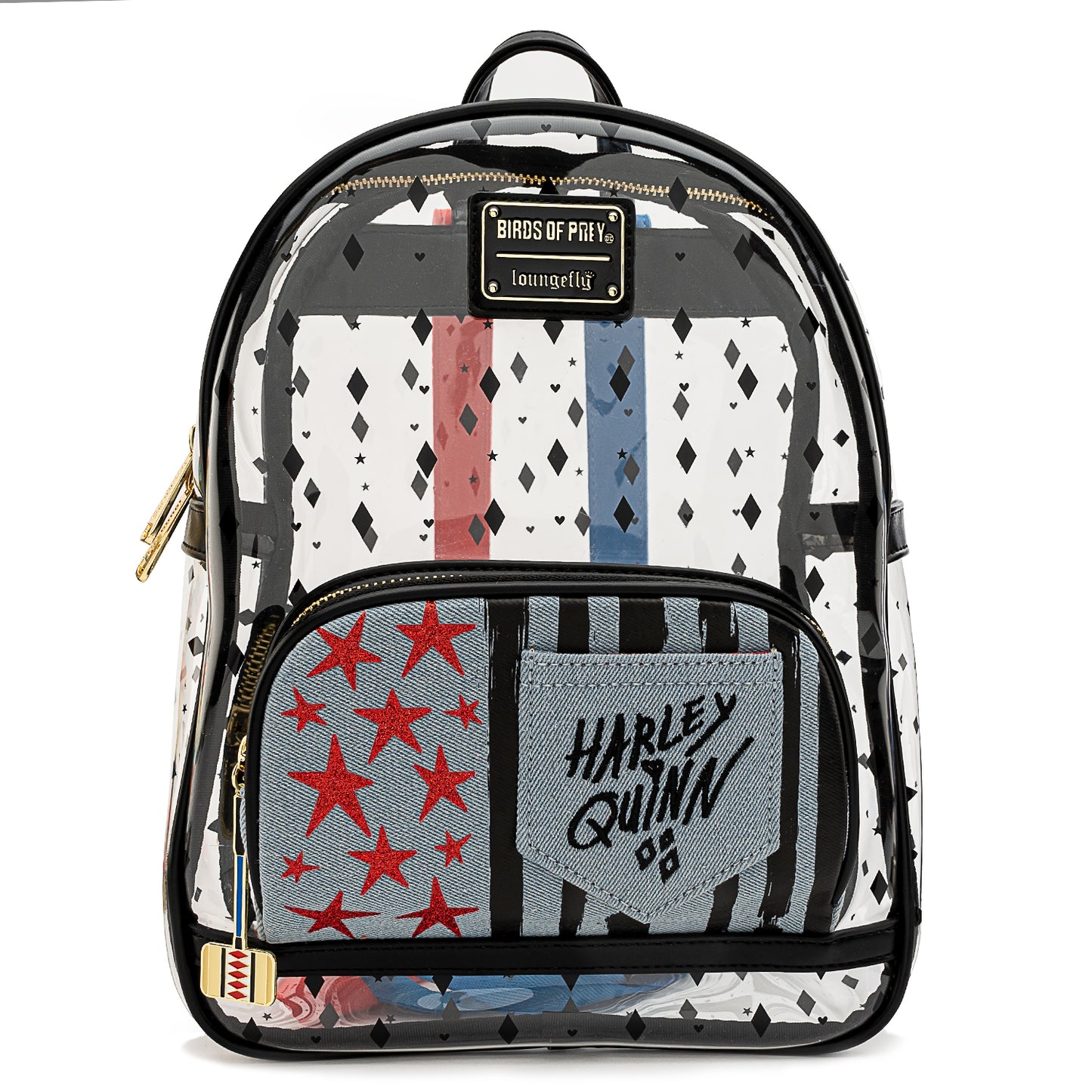 Loungefly x DC Comics Birds Of Prey Harley Quinn Mini Backpack