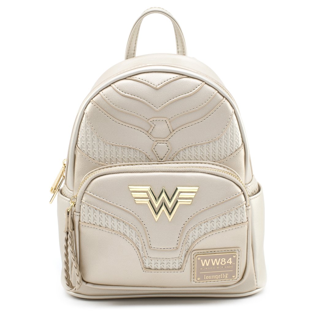 Loungefly X DC Comics Wonder Woman Metallic Cosplay Mini Backpack