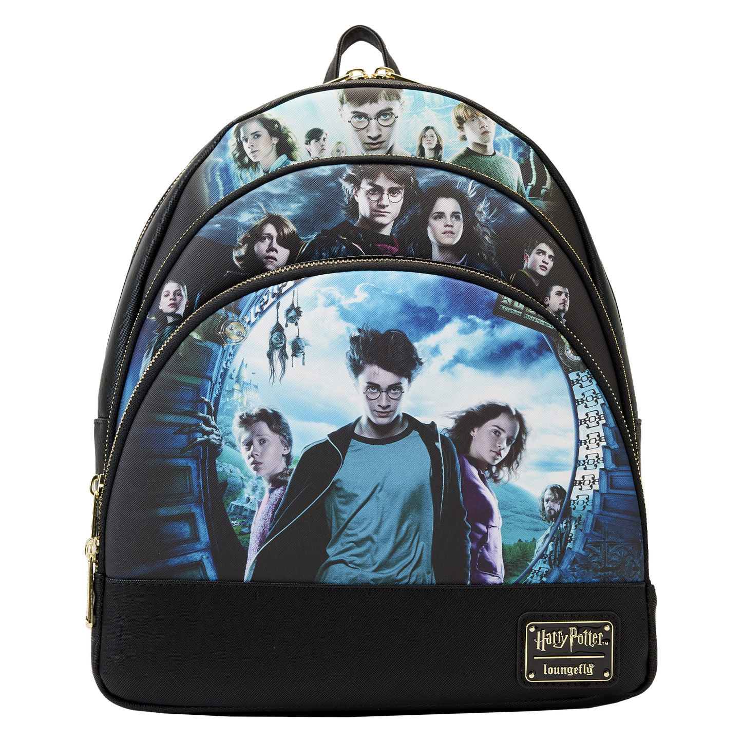 Loungefly x Harry Potter Trilogy Series 2 Triple Pocket Mini Backpack