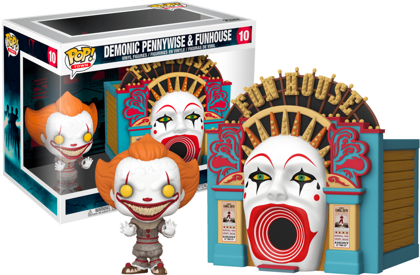 It: Chapter Two - Demonic Pennywise with Funhouse Pop! Town Vinyl Figure