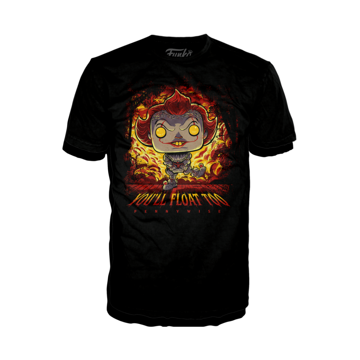 IT Pennywise Flame Funko Pop! Loose Tee