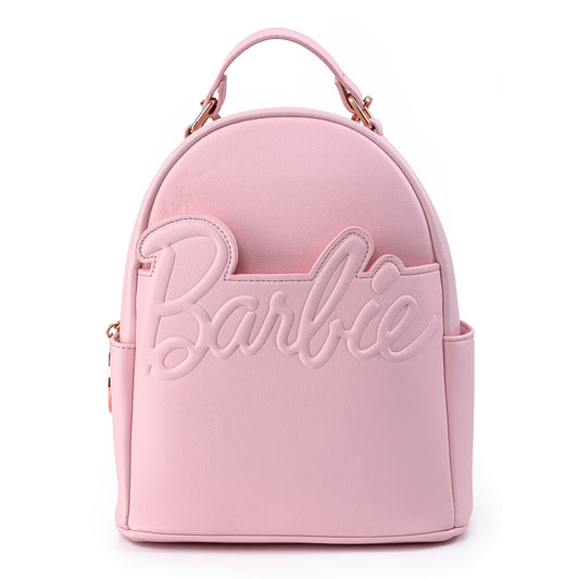 Loungefly X Barbie Rose Gold Chain Strap Convertible Mini Backpack