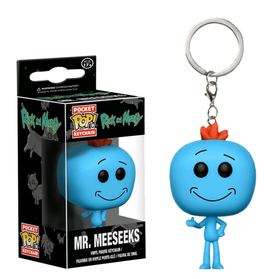 koolaz-ltd - Rick and Morty - Mr Meeseeks Pocket Pop! Vinyl Keychain - Funko - Keychain