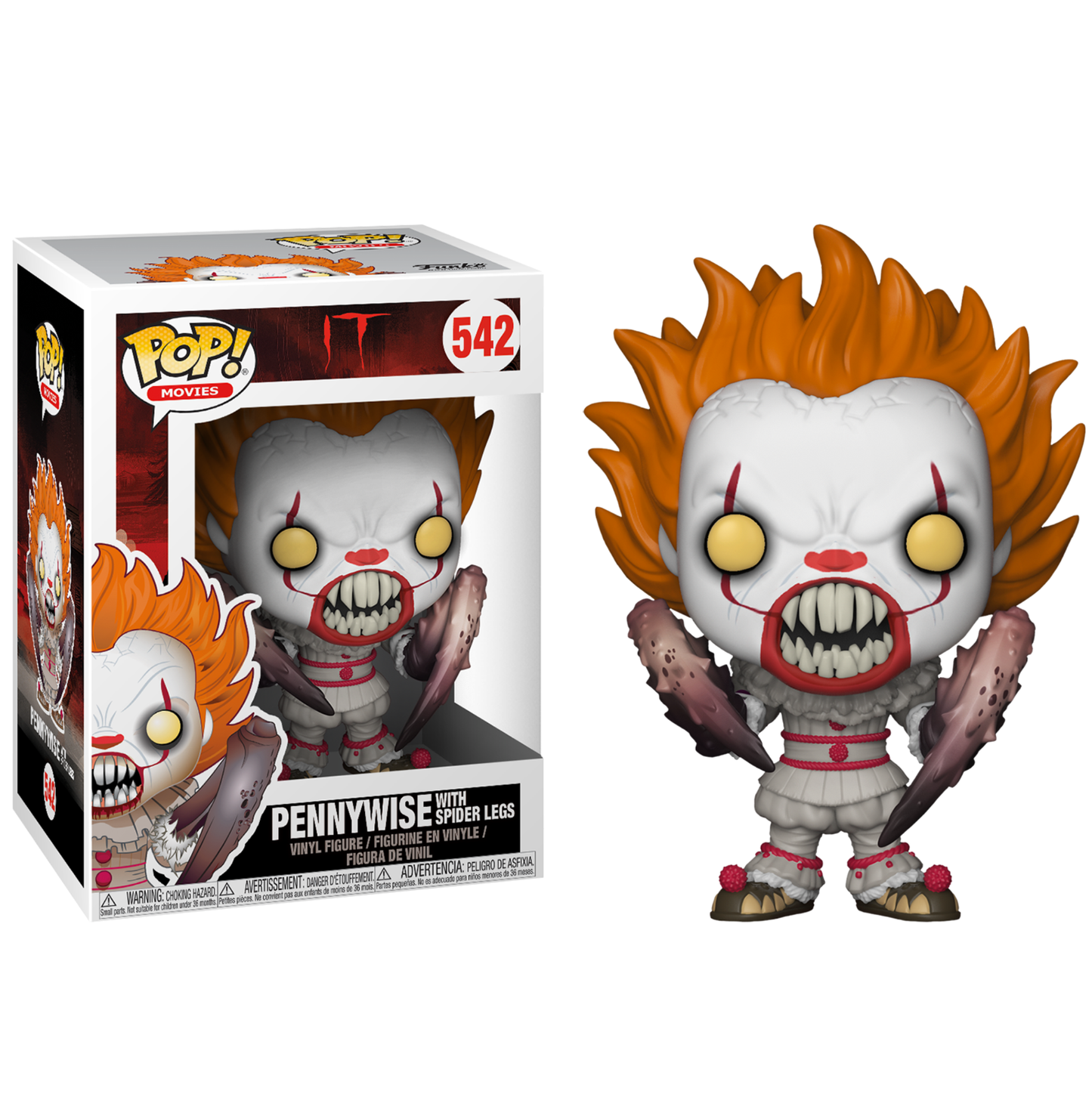 koolaz-ltd - IT (2017) - Pennywise with Spider Legs Pop! Vinyl Figure - Funko - Pop Vinyl