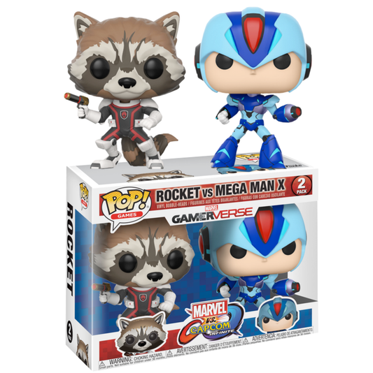 koolaz-ltd - Marvel Vs. Capcom - Rocket vs Mega Man Pop! Vinyl Figure 2-Pack - Funko - Pop Vinyl