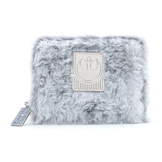 Loungefly X Star Wars Empire Strikes Back 40th Anniversary Hoth Sherpa Zip Around Wallet