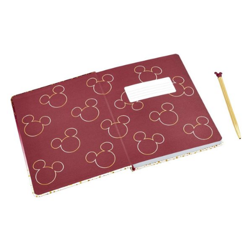 Mickey Mouse - Mickey Berry - Berry Glitter Notebook & Pen