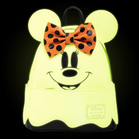 Loungefly x Disney Ghost Minnie Glow in the Dark Mini Backpack