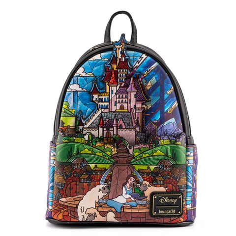 Loungefly x Disney Beauty and the Beast Belle Castle Series Mini Backpack
