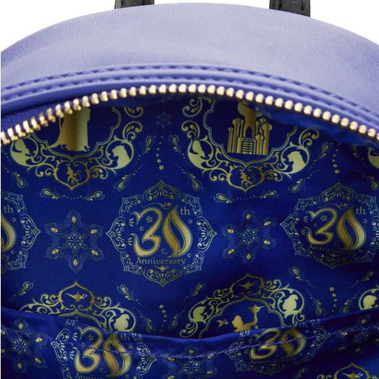 inside lining Loungefly x Disney Aladdin 30th Anniversary Mini Backpack
