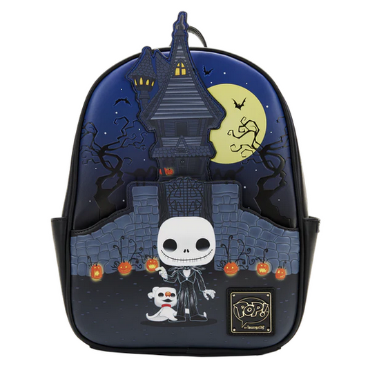 Loungefly x The Nightmare Before Christmas Jack Skellington House Mini Backpack