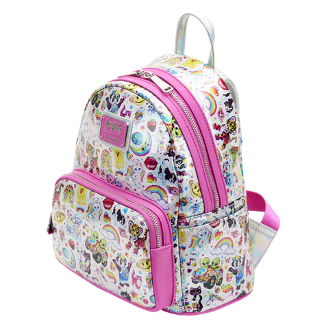 Loungefly x Lisa Frank® AOP Iridescent Mini Backpack