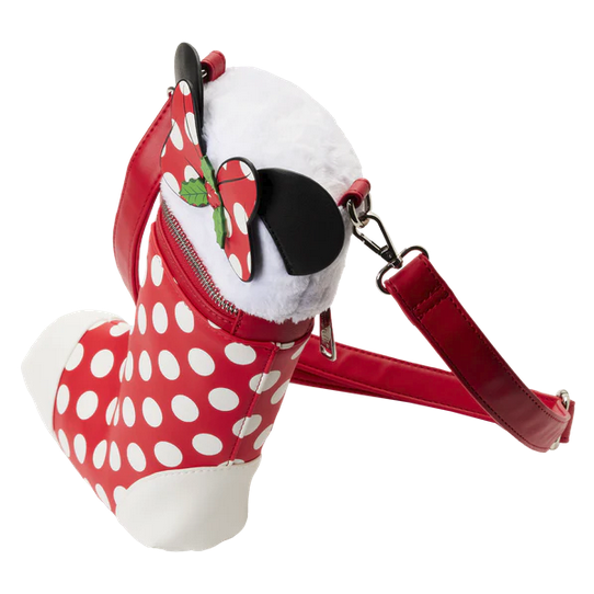 Loungefly x Disney Minnie Mouse Cosplay Stocking Crossbody Bag