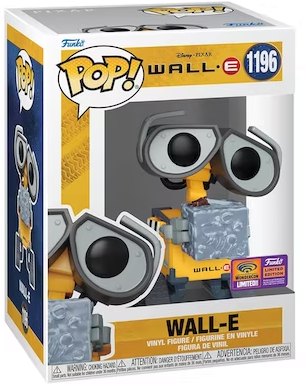 Wall-E with Trash Cube Pop! Vinyl Figure 2022 Wondrous Convention Exclusive