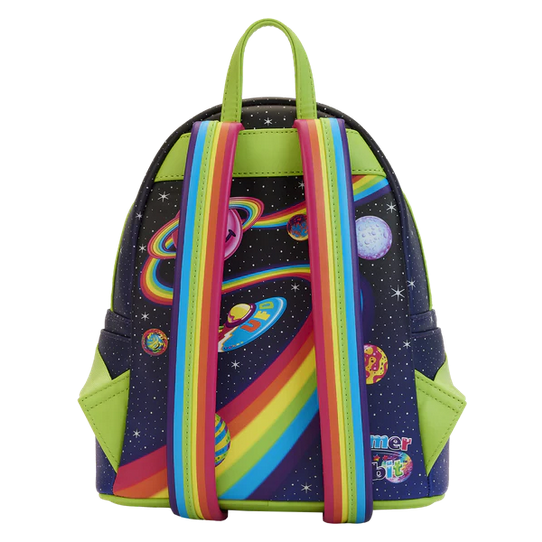 Loungefly x Lisa Frank Cosmic Alien Ride Glow Mini Backpack
